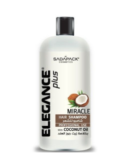 Elegance Miracle Hair Shampoo - Шампунь для волос с кокосовым маслом 1000 мл