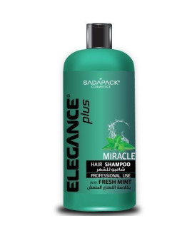 Elegance Miracle Hair Shampoo - Шампунь для волос мятный 1000 мл