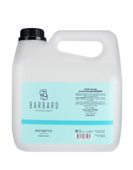 Barbaro AntiSeptic Hand Spray - Антисептический спрей для рук 3000 мл