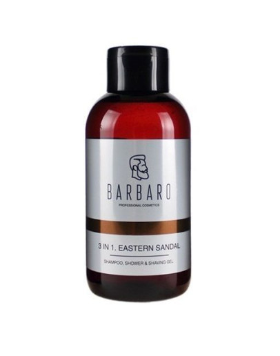 Barbaro Shampoo Shower Shawing Gel - Шампунь гель для душа 250 мл