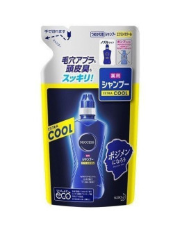 KAO Success Extra Cool - Шампунь-кондиционер с Ментолом и Эвкалиптом 300 мл