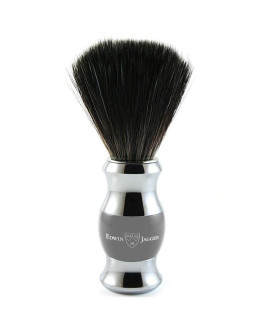 Edwin Jagger 21SB365CR - Помазок Темно-серый Искусственный ворс