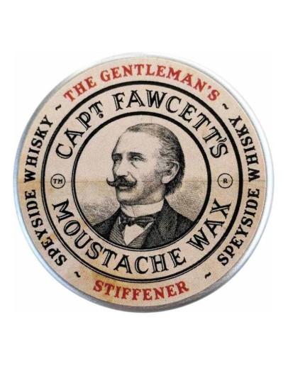 Captain Fawcett Gentleman s Stiffener Malt Whisky - Воск для усов Виски 15 мл