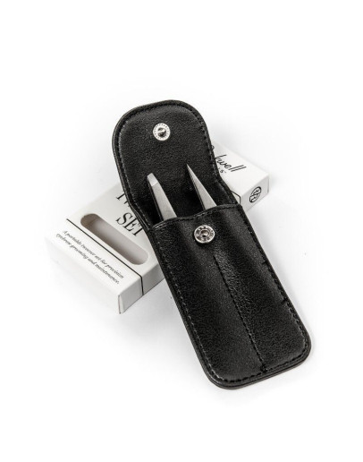 Rockwell Tweezer Set - Набор пинцетов нержавеющая сталь, 2 предмета, чехол