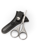 Rockwell Beard Scissors - Миниатюрные ножницы нержавеющая сталь, чехол