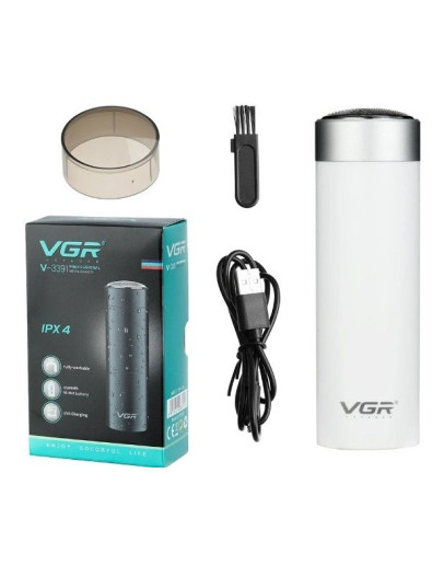 VGR Professional Men`s Shaver V-339 - Дорожный шейвер Белый
