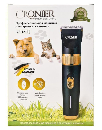 Cronier Professional CR-1212 - Машинка для стрижки животных триммер