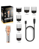 Cronier Professional CR-34A - Профессиональная машинка для стрижки Розовое золото