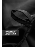 Rebel Barber Noble Black Compact Edition - Пеньюар с неопреновым воротником