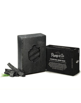 Pomp & Co Charcoal Body Bar Soap - Угольное мыло для тела и волос 130 гр