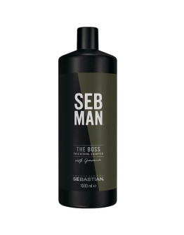 Seb Man The Boss Thickening Shampoo - Освежающий шампунь для увеличения объема 1000 мл