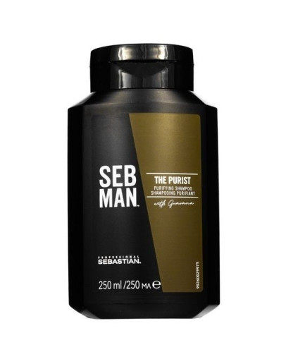Seb Man The Purist Shampoo - Очищающий шампунь для волос 250 мл