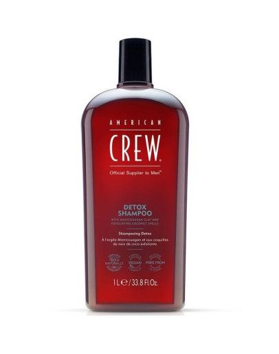 American Crew Detox Shampoo for Excess Sebum - Шампунь для глубокой очистки волос 1000 мл