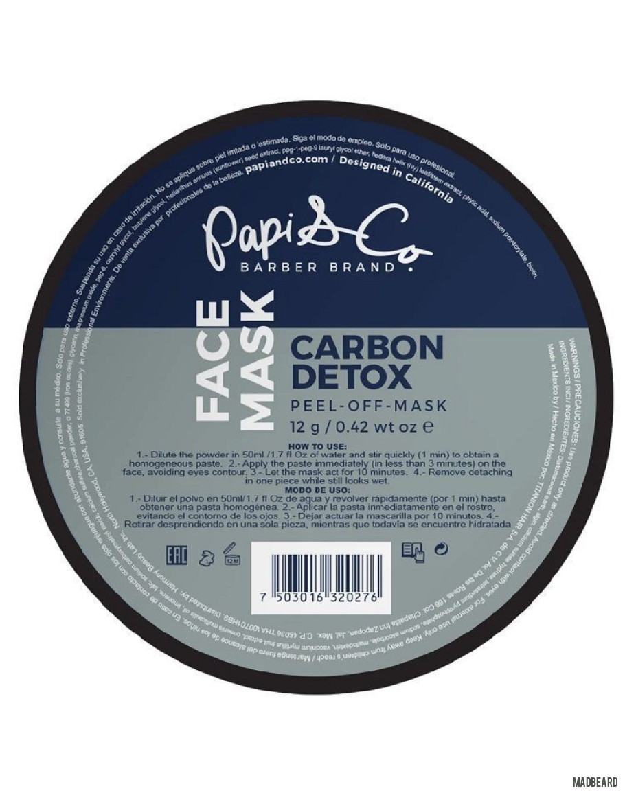 Papi Mask Купить Papi & Co Carbon Detox Mask - Очищающая и питающая маска для ...