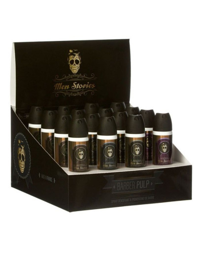 Men Stories Barber Pulp Chatain Set - Набор Камуфляж краска-спрей для бороды 16 шт