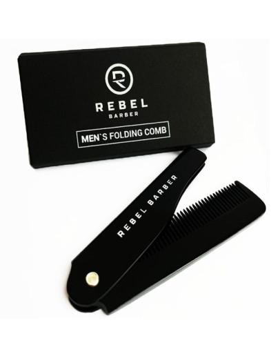 Rebel Barber Folding Beard Comb - Расческа для бороды