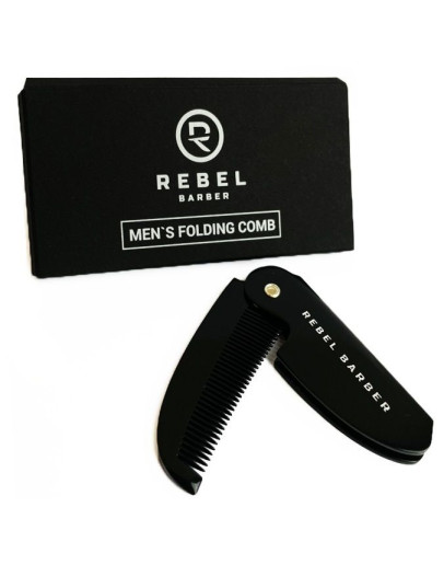 Rebel Barber Folding Moustache Comb - Расческа для усов