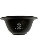 Rebel Barber Black Matt Shaving Bowl - Фарфоровая чаша для бритья