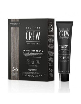 American Crew Precision Blend - Камуфляж для седых волос средний Пепельный 5/6 3 х 40 мл