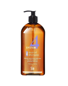 Sim Sensitive System 4 Climbazole Shampoo 4 - Терапевтический шампунь для очень жирной чувствительной кожи головы 500 мл