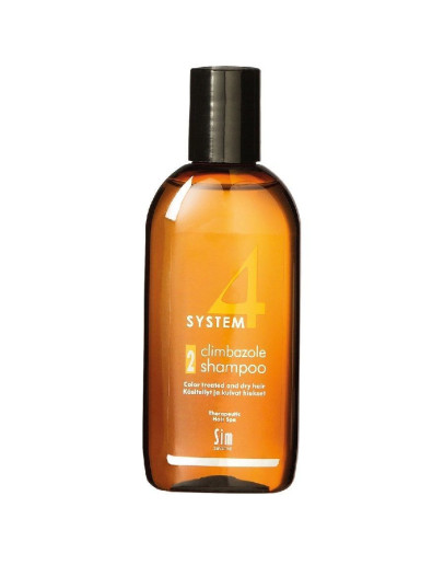 Sim Sensitive System 4 Climbazole Shampoo 2 - Терапевтический шампунь для сухих поврежденных и окрашенных волос 100 мл