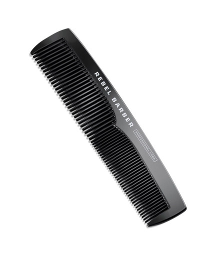 Rebel Barber Men s Comb Total Black - Премиальная мужская расческа