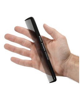 Rebel Barber Total Black R340 - Парикмахерская расческа