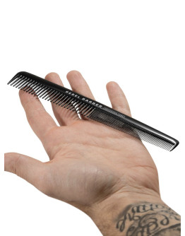 Rebel Barber Total Black R341 - Парикмахерская расческа