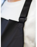 Rebel Barber Matte Black - Полиуретановый парикмахерский фартук