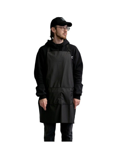 Rebel Barber Matte Black - Полиуретановый парикмахерский фартук
