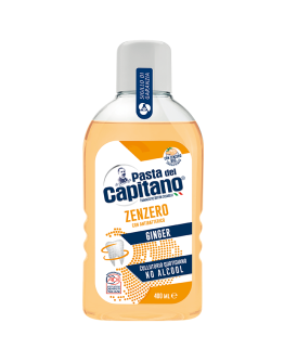 Pasta Del Capitano Ginger Mouthwash - Ополаскиватель для полости рта Антибактериальная защита 400 мл