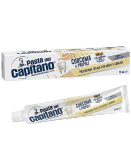 Pasta Del Capitano Curcuma & Propoli - Зубная паста Куркума и Прополис 75 мл