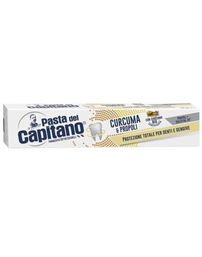 Pasta Del Capitano Curcuma & Propoli - Зубная паста Куркума и Прополис 100 мл