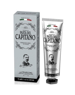 Pasta Del Capitano 1905 Charcoal - Зубная паста Древесный уголь 75 мл