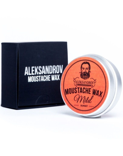Aleksandrov Mild Sunset Wax - Воск для усов умеренной фиксации Закат 13 гр
