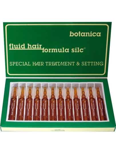 Wt-Methode Fluid Hair Formula Silc Botanica - Жидкий кератин на растительной основе для Восстановления структуры волос 12 ампул по 10 мл