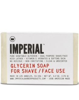 Imperial Barber Glycerin Soap For Shave / Face Use - Мыло до / после бритья 176 гр
