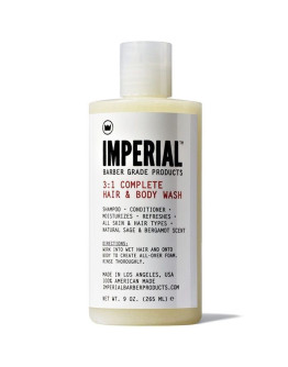 Imperial Barber 3:1 Complete Hair & Body Wash - Питательный шампунь 265 мл