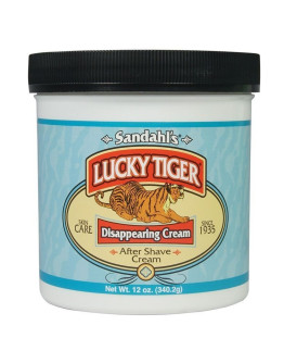Lucky Tiger Disappearing Menthol Cream - Крем после бритья Ментол 340 мл