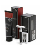 Edwin Jagger GS414SCSWT - Подарочный набор черная смола T-образный станок