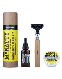 Mr.Natty Emergency Shave Flair Kit - Набор первой необходимости для бритья