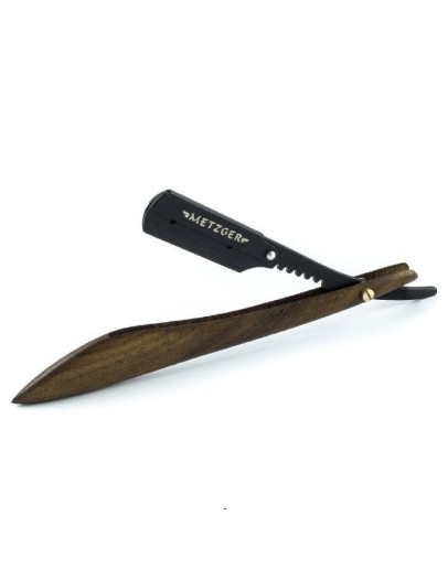 Metzger Rosewood Black St-14564 - Опасная бритва со сменными лезвиями