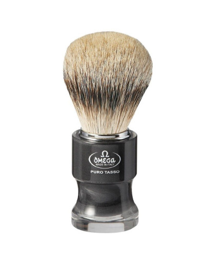 Omega 6778 - Помазок для бритья с Ворсом серебристого барсука