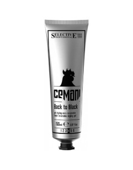 Selective Cemani Back To Black - Гель для укладки волос со смываемым чёрным пигментом 150 мл
