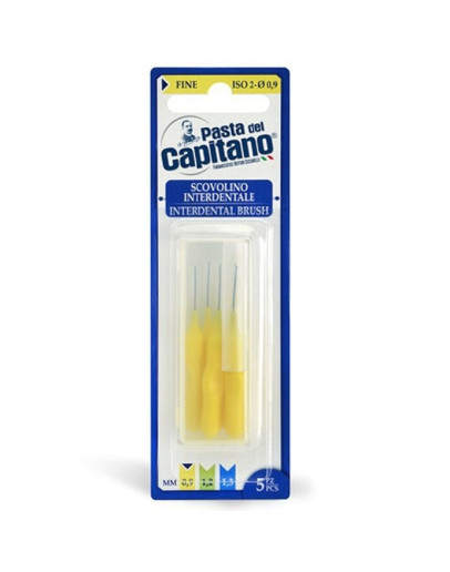 Pasta Del Capitano Interdental Brush - Зубной ёршик узкий 5 шт (Iso 2 - Ø 0.9)