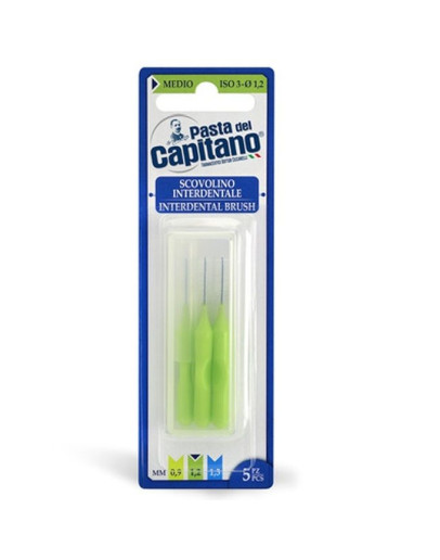 Pasta Del Capitano Interdental Brush - Зубной ёршик средний 5 шт (Iso 3 - Ø 1.2)