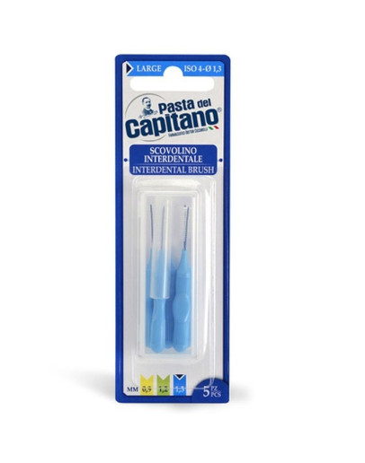 Pasta Del Capitano Interdental Brush - Зубной ёршик широкий 5 шт (Iso 4 - Ø 1.3)
