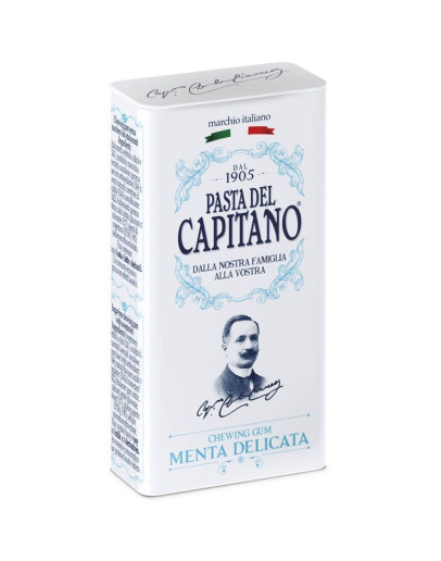 Pasta Del Capitano Chewing Gum - Жевательная резинка в железной упаковке 30 гр 21шт