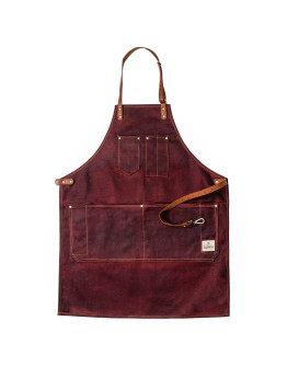 Dapper Dan Barber Apron Oxblood - Фартук барбера бордовый
