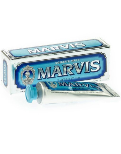 Marvis Aquatic Mint - Зубная паста Свежая мята 25 мл